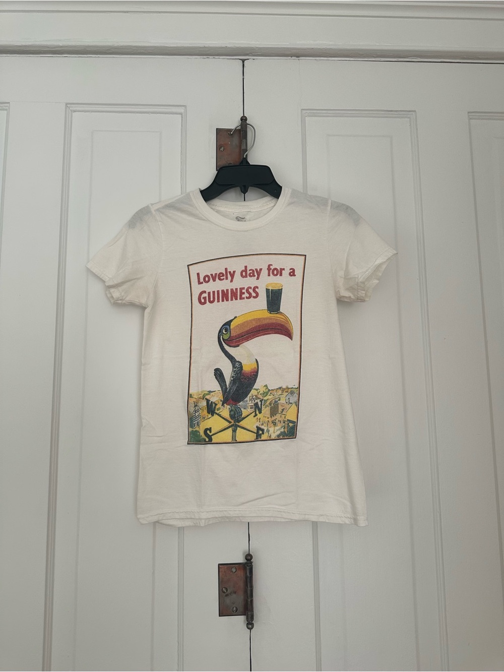 Women’s Lovely Day for a Guinness Vintage-Style Graphic Tee - White